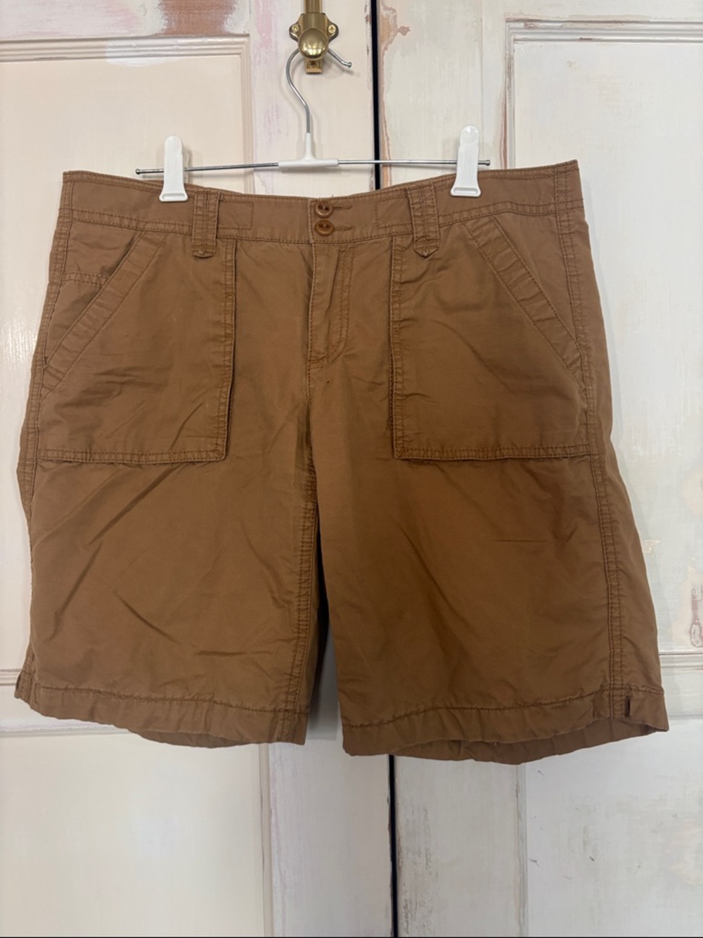 Esprit Tan Cargo-Style Bermuda Shorts